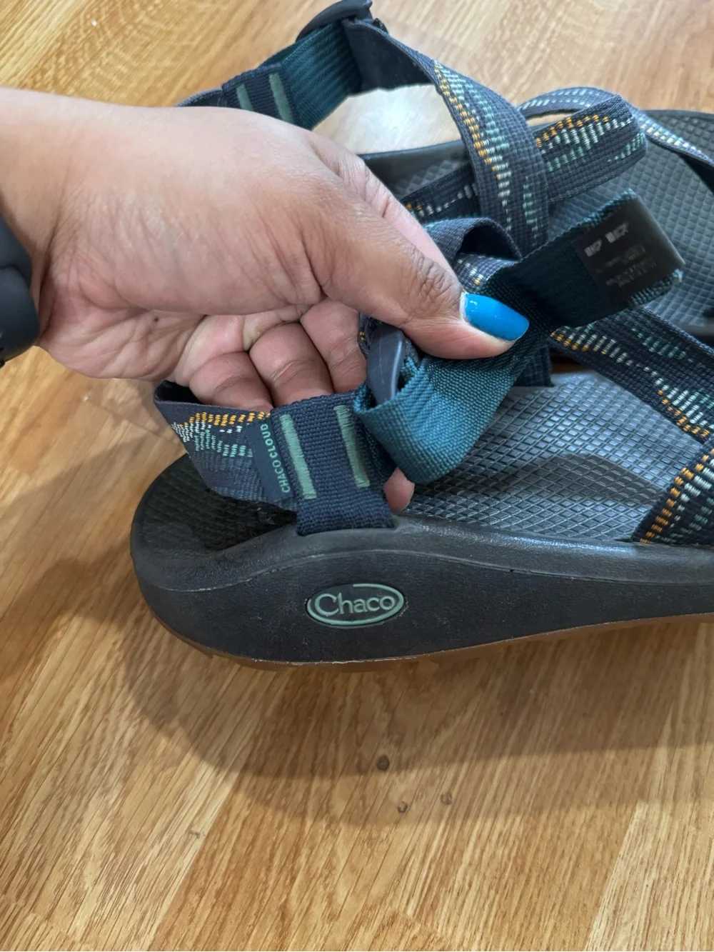 Men's Chaco Z/Cloud Sandals - Scrap Navy